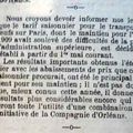 LE TRANSPORT DES ALIMENTS DANS LES ANNEES 1909 et 1930 ...