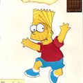 Bart Simpson en iris folding