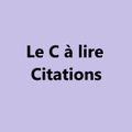 Le C à Lire : Ma pensée du jour 