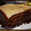 Gâteau de crêpe au chocolat