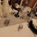 TABLE NOIRE ET BLANCHE DE LA SAINT SYLVESTRE