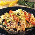 Salade au thon et au riz complet
