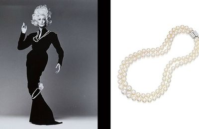 Carmen Dell’Orefice & Strands of Pearls
