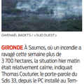 Incendies en Gironde