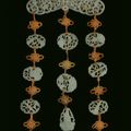 An elaborate jade pendant, 19th century