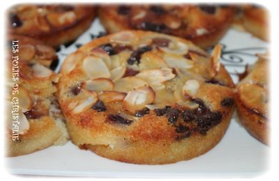 Amandines cerises et pépites de chocolat