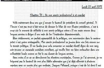 Livret d'orientation : Chapitre 35 : De mon avenir professionnel à mi-mandat