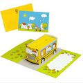 bus scolaire en papier