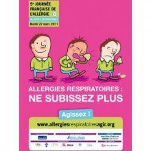 5ème journée française de l'allergie et de l'asthme le mardi 22 mars 2011