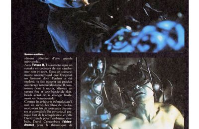 USA Magazine 62 63 de juillet 1992 : article sur les films Tetsuo 1 et 2 de Shin'ya Tsukamoto