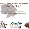 Sélection Concours Pâtissier Amateur “Duel de Choc’’ par SAUTER au Salon du Chocolat de Bordeaux 2013