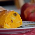 Gâteau yaourt aux pommes et raisins parfumé au rhum (de Guyane)