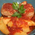 PAUPIETTES DE VEAU SAUCE TOMATE 