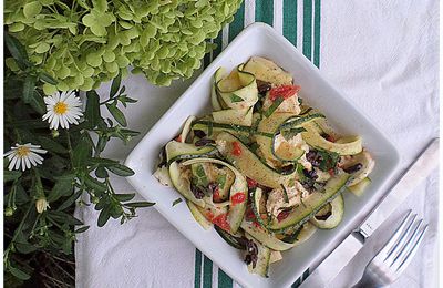 Salade de courgettes... OUI crues