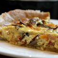 Quiche aux pleurotes et à l'Appenzeller