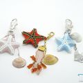 Bijoux de sac Etoile de mer - Starfish bag charms