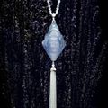 Icy lavendar jadeite 'Miniature Buddha' and pendent necklace, Wang Junyi