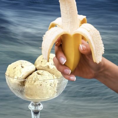 Glace banane, beurre de cacahuètes, chocolat, sans sorbetière ni sucres rajoutés!