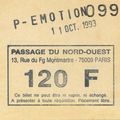 That Petrol Emotion - Lundi 11 Octobre 1993 - Passage du Nord-Ouest (Paris)