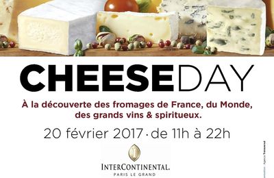 Vous aimez le fromage, vous êtes parisien ?RDV au Cheese-day lundi 20/02! {événement}