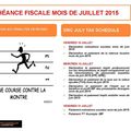 CALENDRIER FISCAL MOIS DE JUILLET /JULY TAX SCHEDULE