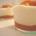 VERRINES DE MASCARPONE AUX ABRICOTS ET AMANDES