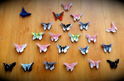 Papillon en origami 