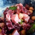 Salade de pois chiche germés
