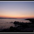 Levee de soleil plage de Hyeres port dpt 83