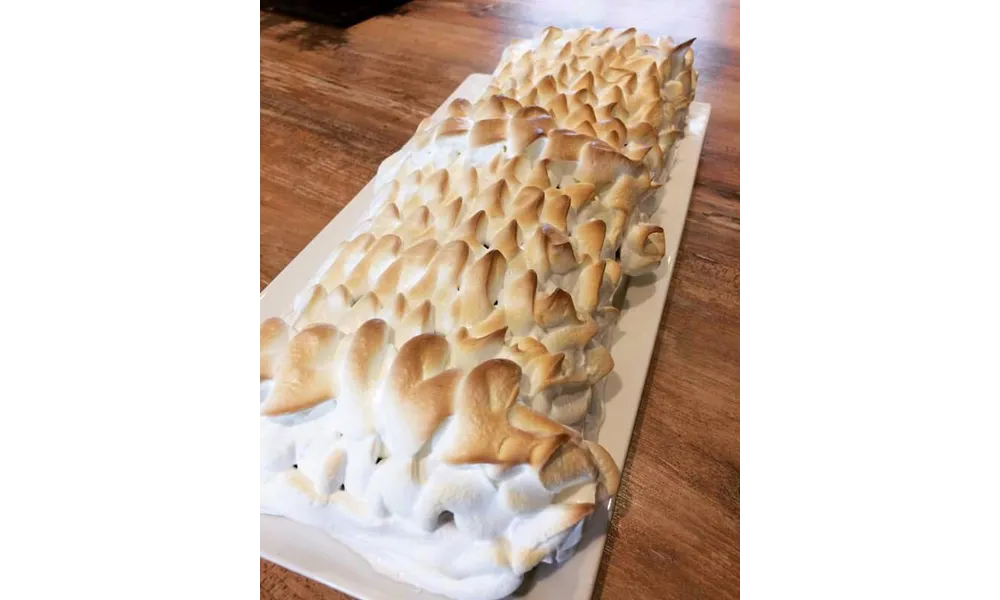 Roulé Nutella Bananes et sa meringue