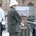 Les Arts lézardent sur le Pont des Arts ...