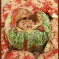 Courgettes et tomates farcies au thon