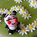 **Petit Panda Manga Pour Gâteau D'Anniversaire**