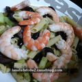 Rigatonis (froides) aux crevettes