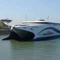 LD LINES...Le nouveau navire rapide NORMAN ARROW à BOULOGNE SUR MER...