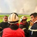 Incendie dans le Médoc