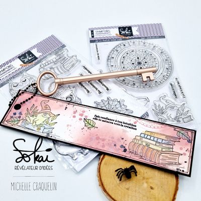 Marque page magique par Michelle