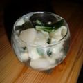 Verrine poire-roquefort