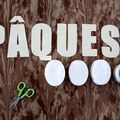 DIY Pâques : le centre de table en lettres végétales