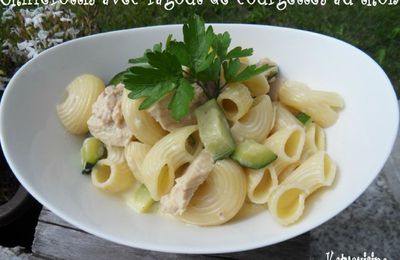 CHIFFEROTTI AVEC RAGOUT DE COURGETTE AU THON