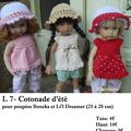 H- Tutos pour poupées 28 cm (Li'l Dreamer..)
