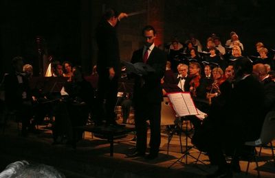 Un merveilleux concert rotarien dirigé par Olivier Pauwels à Maguelone