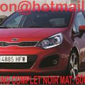 Kia Rio, Kia Rio, covering Kia Rio, Kia Rio noir mat