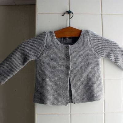Gilet point mousse