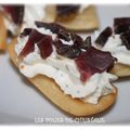 Blinis au magret de canard