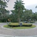 Rond-point à Fernandina Beach (Floride)