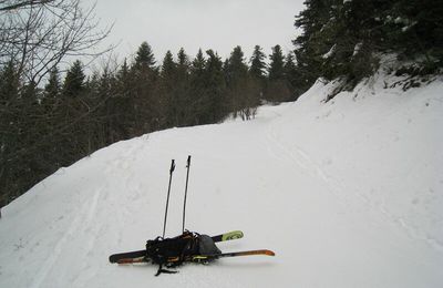 Moucherotte, montée en raquette et descente à ski