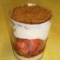 Tiramisu spéculoos/fraises