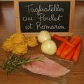 Tagliatelles au Poulet et Crème au Romarin ...