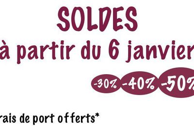 SOLDES jusqu'à -50%